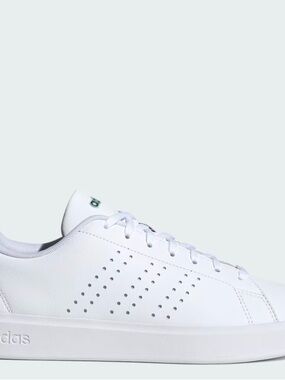 adidas White Low-Top Leather Sneakers